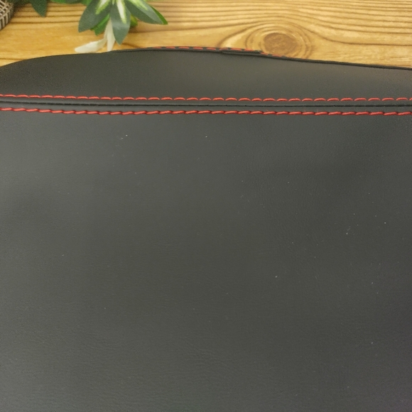 Boyuer Console Rest For Honda Accord Series Black Red Stitching - Picture 6 of 9